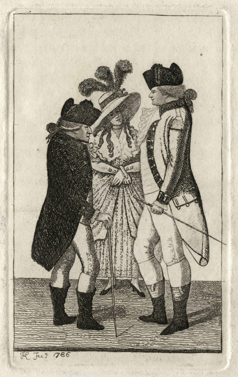 Captain Page; Captain Vicars; mit einem Bewunderer von John Kay von John Kay