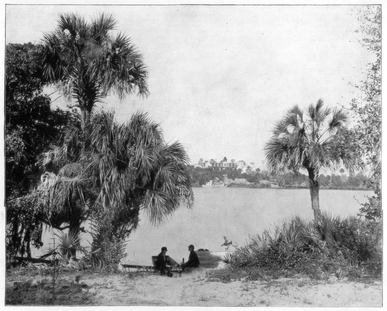 Indian River, Florida, späte 19. Jahrhundert von John L. Stoddard