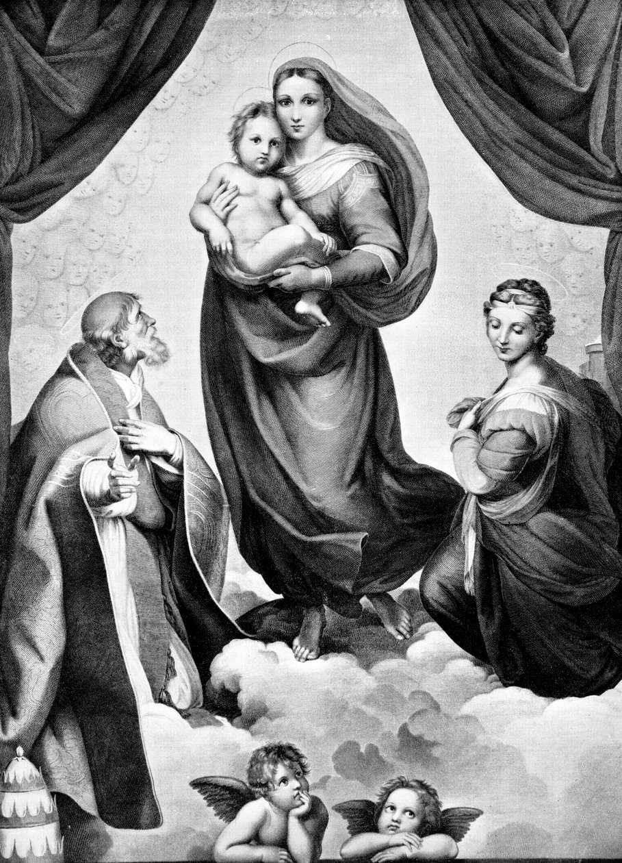 Die Madonna in San Sisto, ca. 1512 von John L. Stoddard
