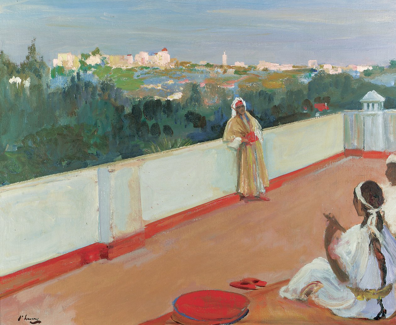 Abend auf dem Hausdach, Tanger von John Lavery