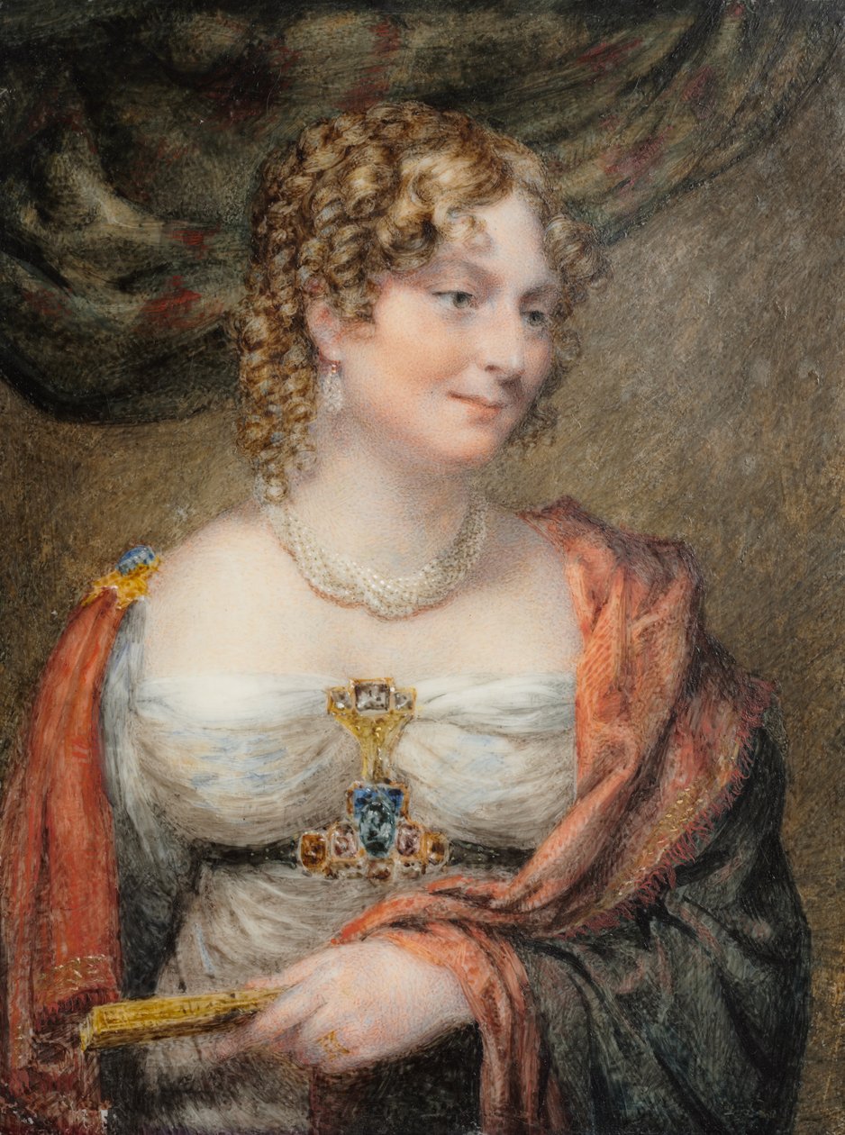 Porträt von Anne Law (geb. Towry), 1. Lady Ellenborough von John Linnell