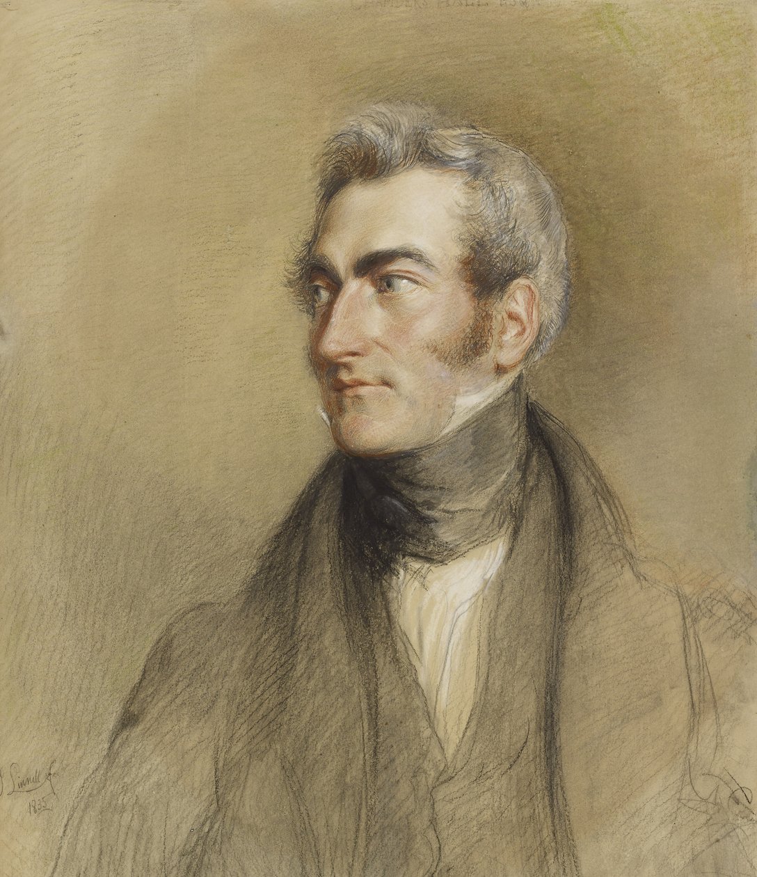 Porträt von Chambers Hall, 1835 von John Linnell
