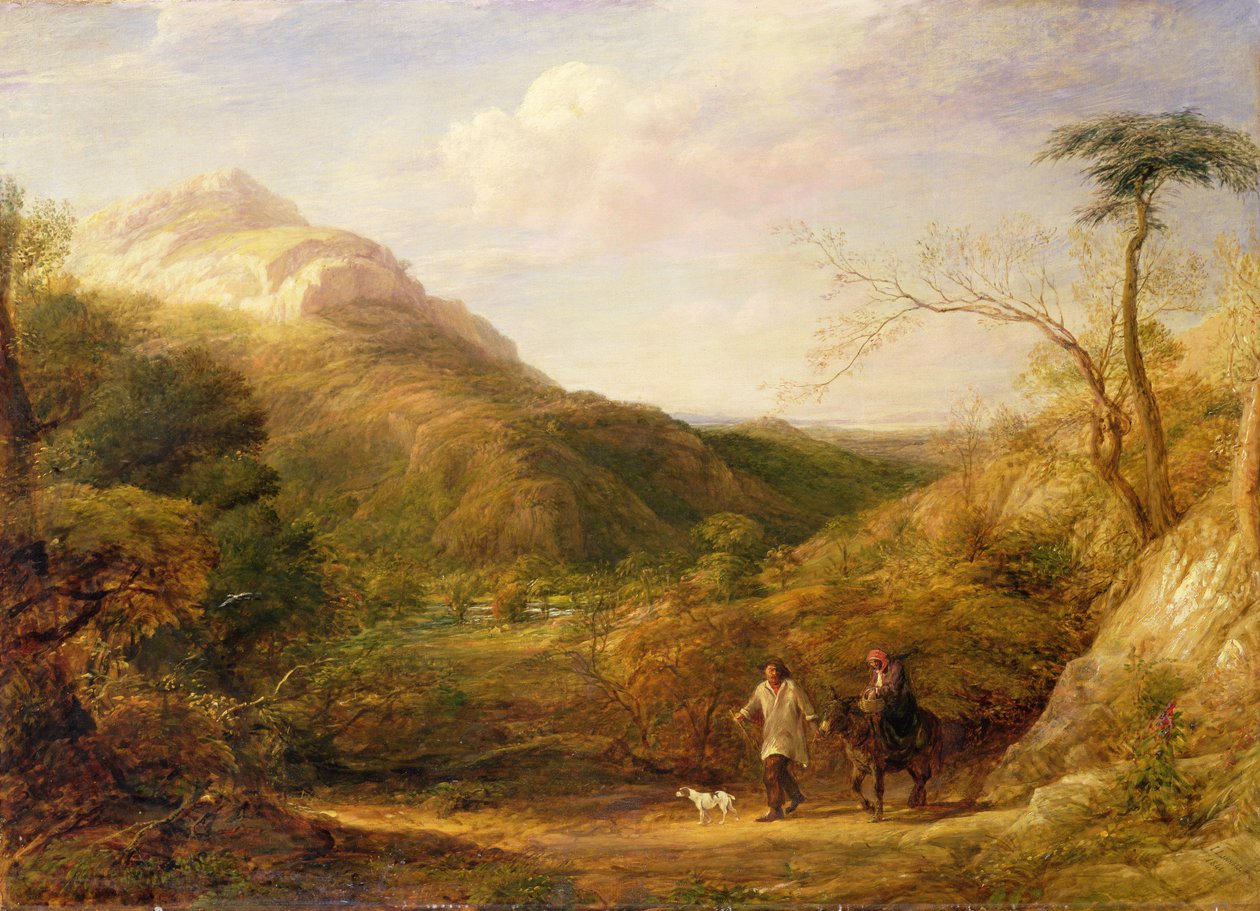Die Flucht nach Ägypten von John Linnell