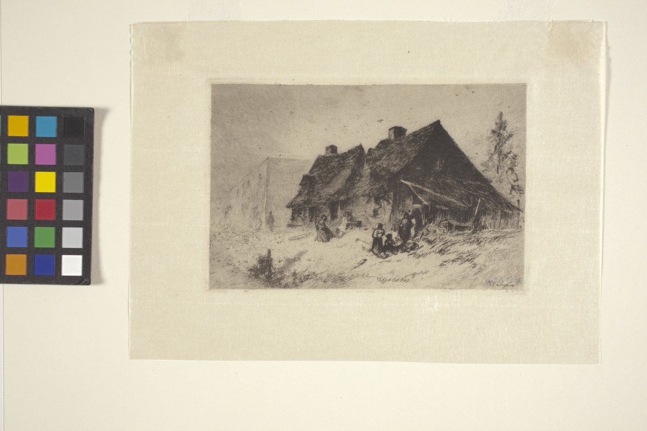 Hütten der Schwarzen in Wilmington, N. C. von John Mackie Falconer