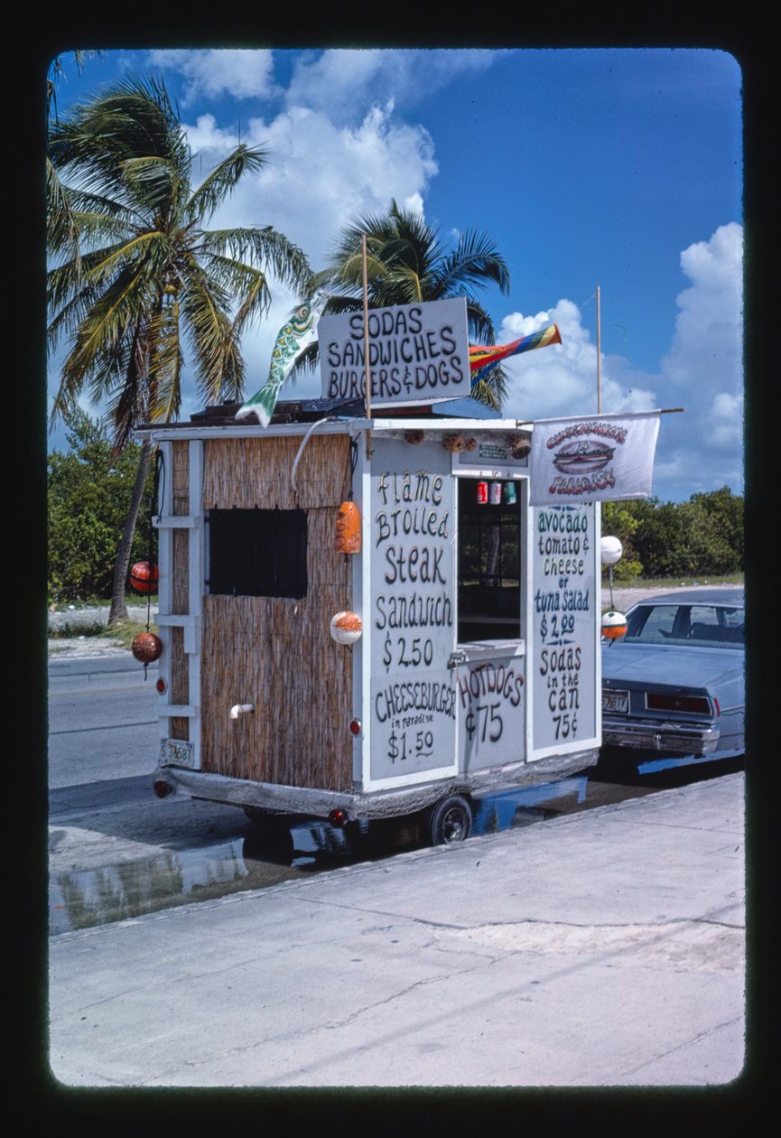 Strandimbisswagen, Key West, Florida, USA von John Margolies