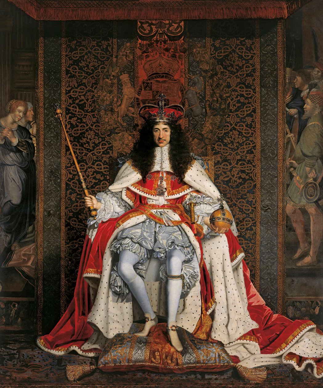 Porträt von Karl II. von England 1630-1685, ca. 1676 von John Michael Wright