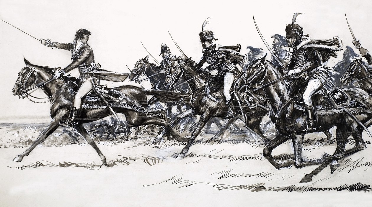 Kavallerieangriff von John Millar Watt