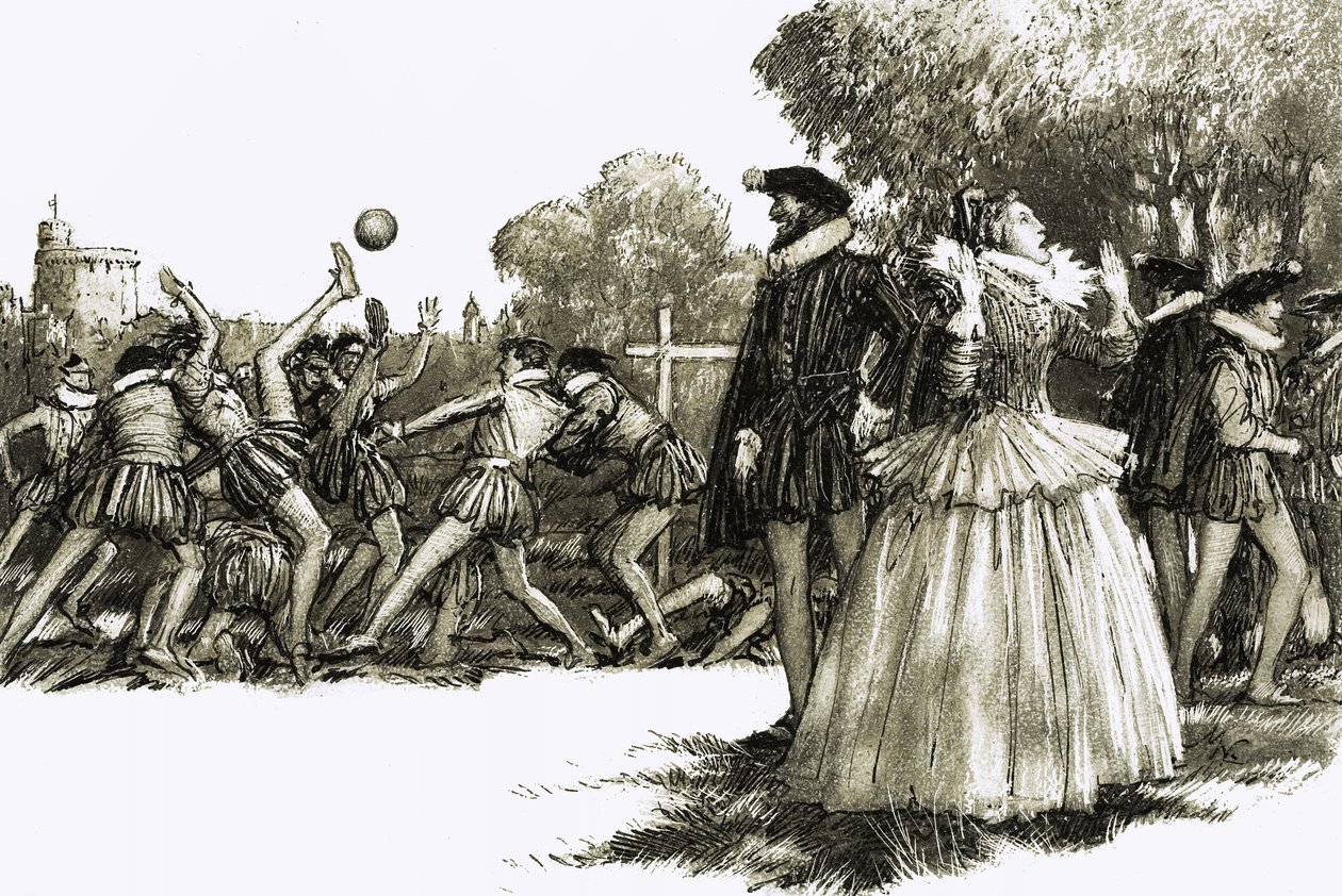 Königin Elizabeth I. war entsetzt über den brutalen Sport von John Millar Watt