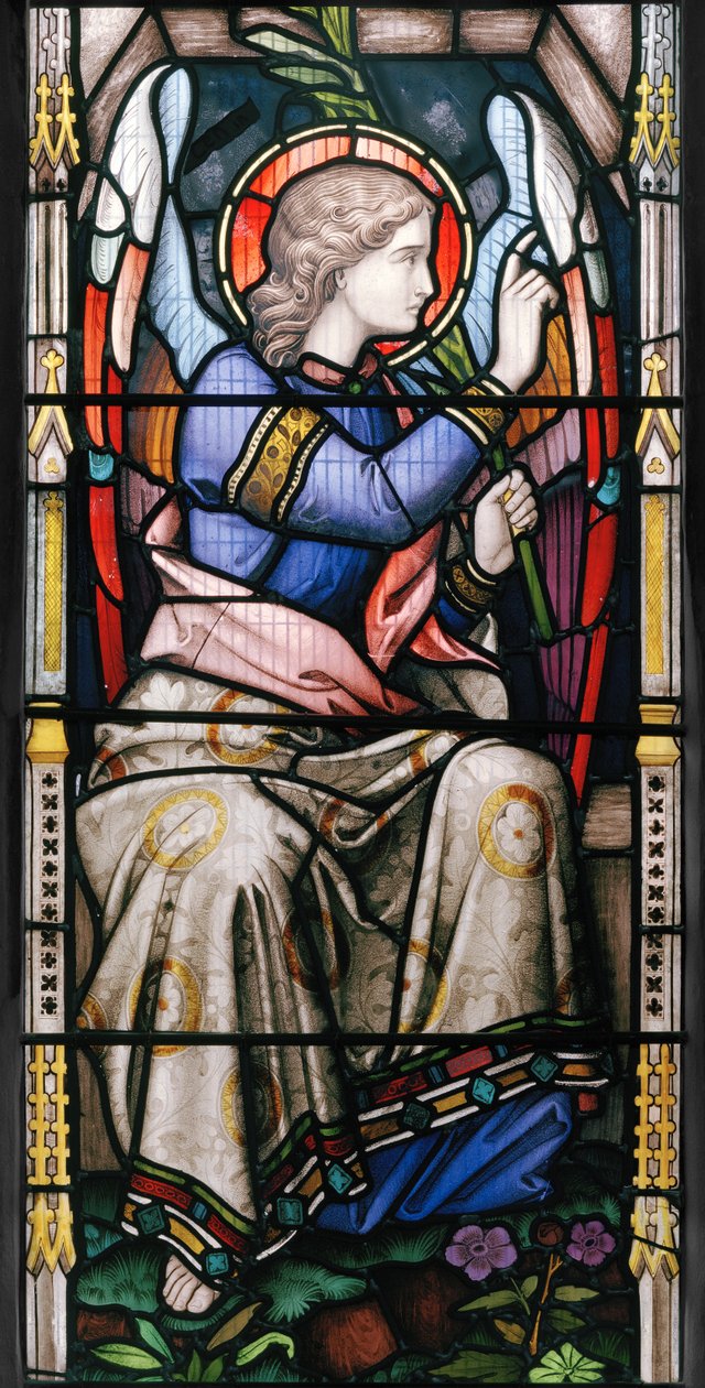 Engel (Detail aus Die drei Marien am Grab) von John Millner Allen