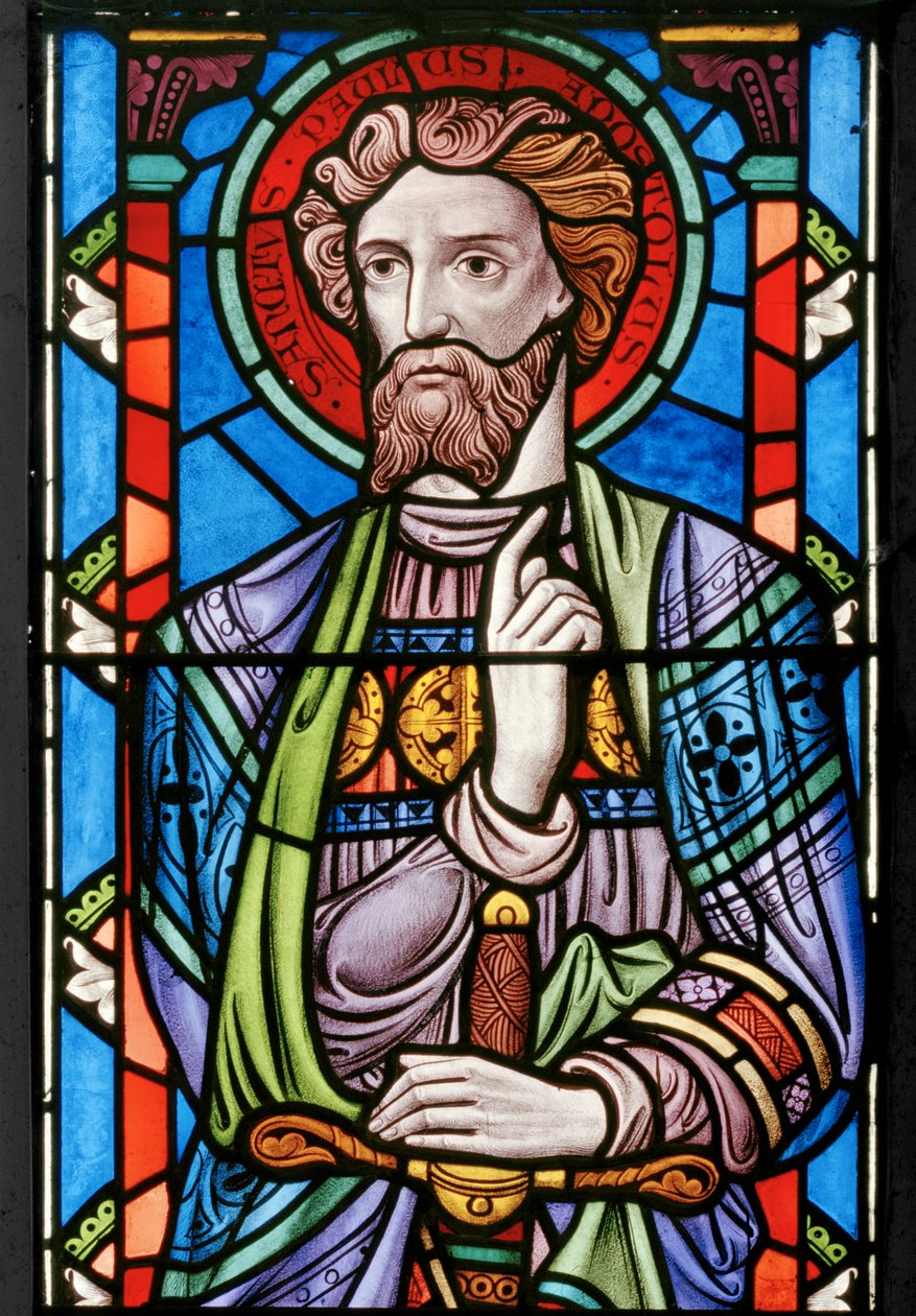 St. Paul (Detail aus Die Kreuzigung) von John Millner Allen