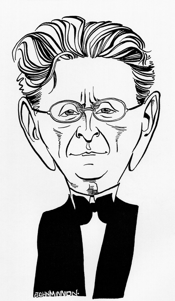 Alexander von Zemlinsky - Karikatur von John Minnion