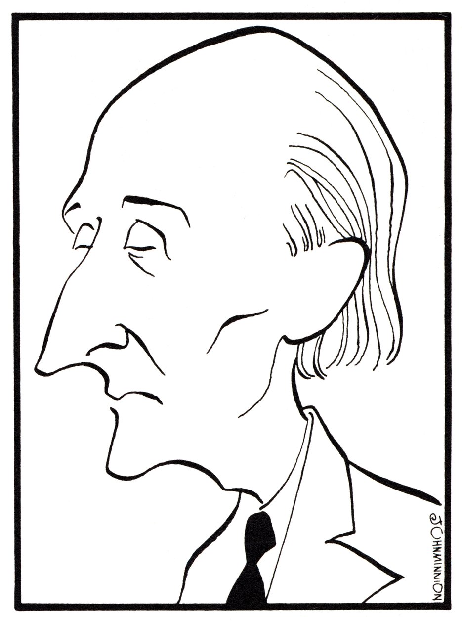 Frederick Delius, Karikatur von John Minnion - Englischer Komponist von John Minnion
