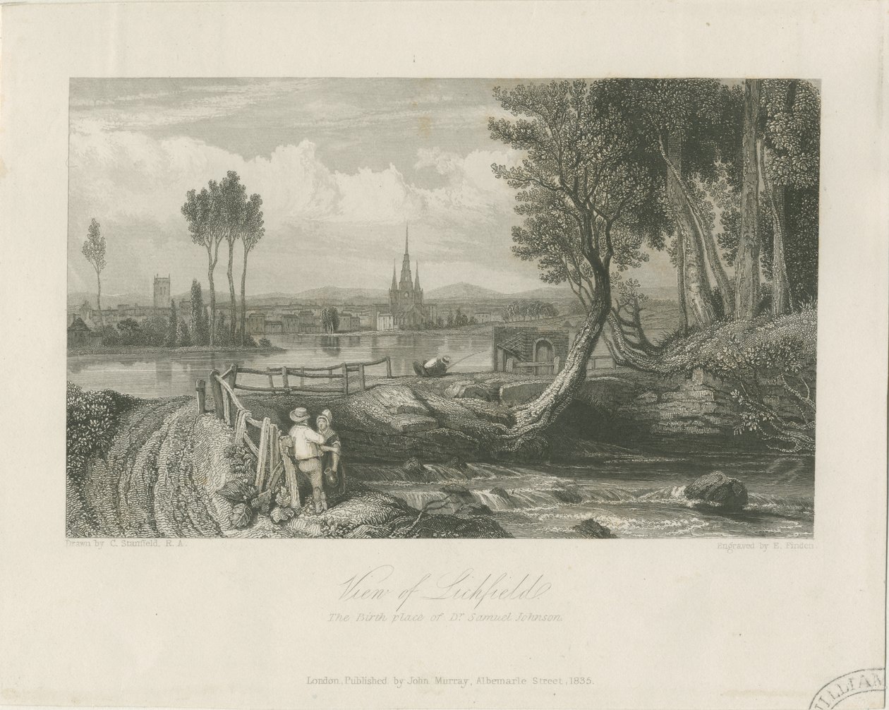 Lichfield - Ostansicht von John Murray