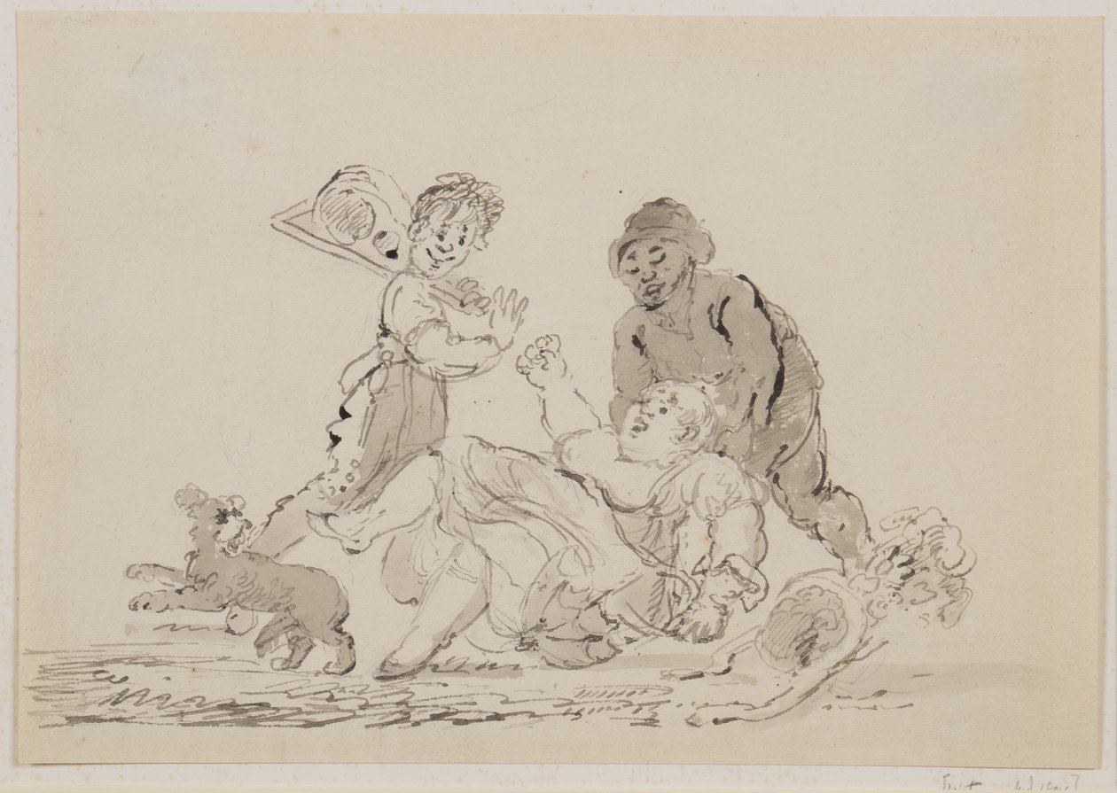Ein Straßenunfall, 1804 von John Nixon