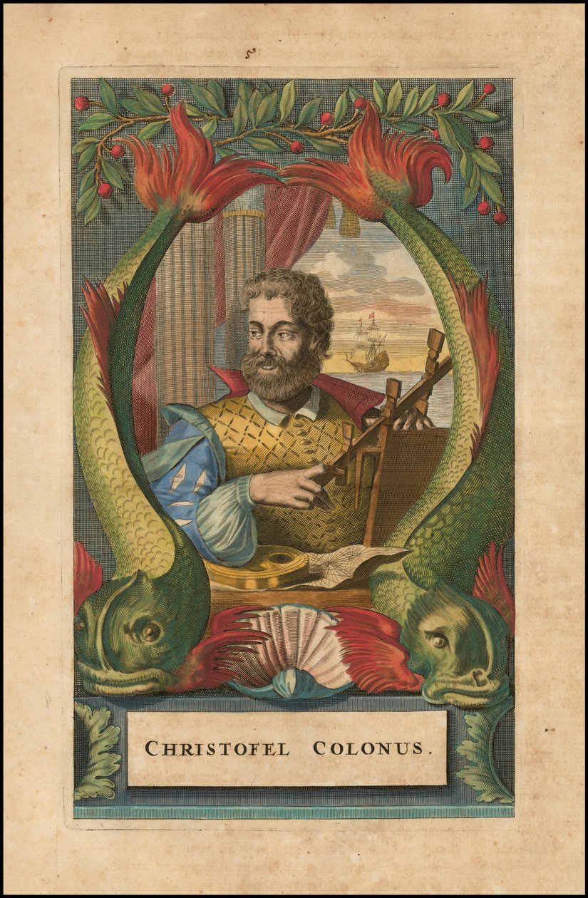 1671 Porträt von Christoph Kolumbus von John Ogilby von John Ogilby