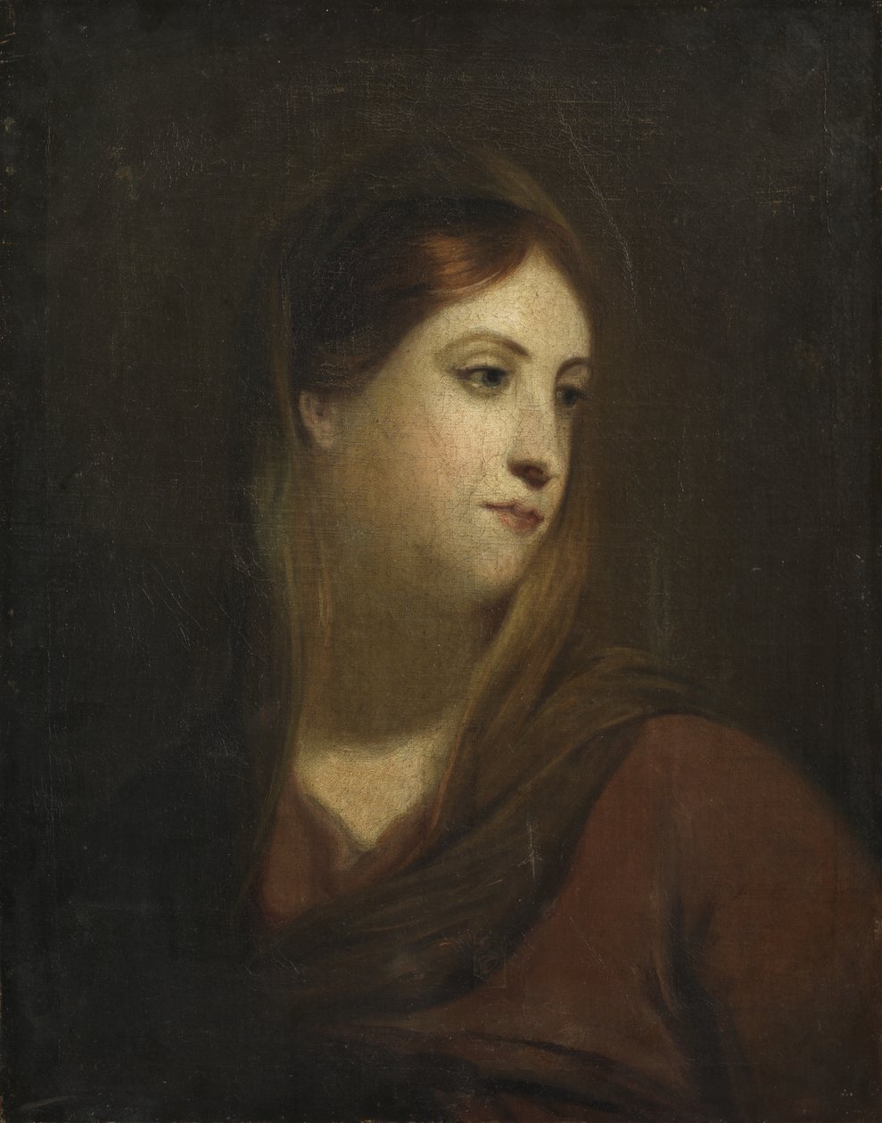 Skizze eines Frauenkopfes, ca. 1800 von John Opie