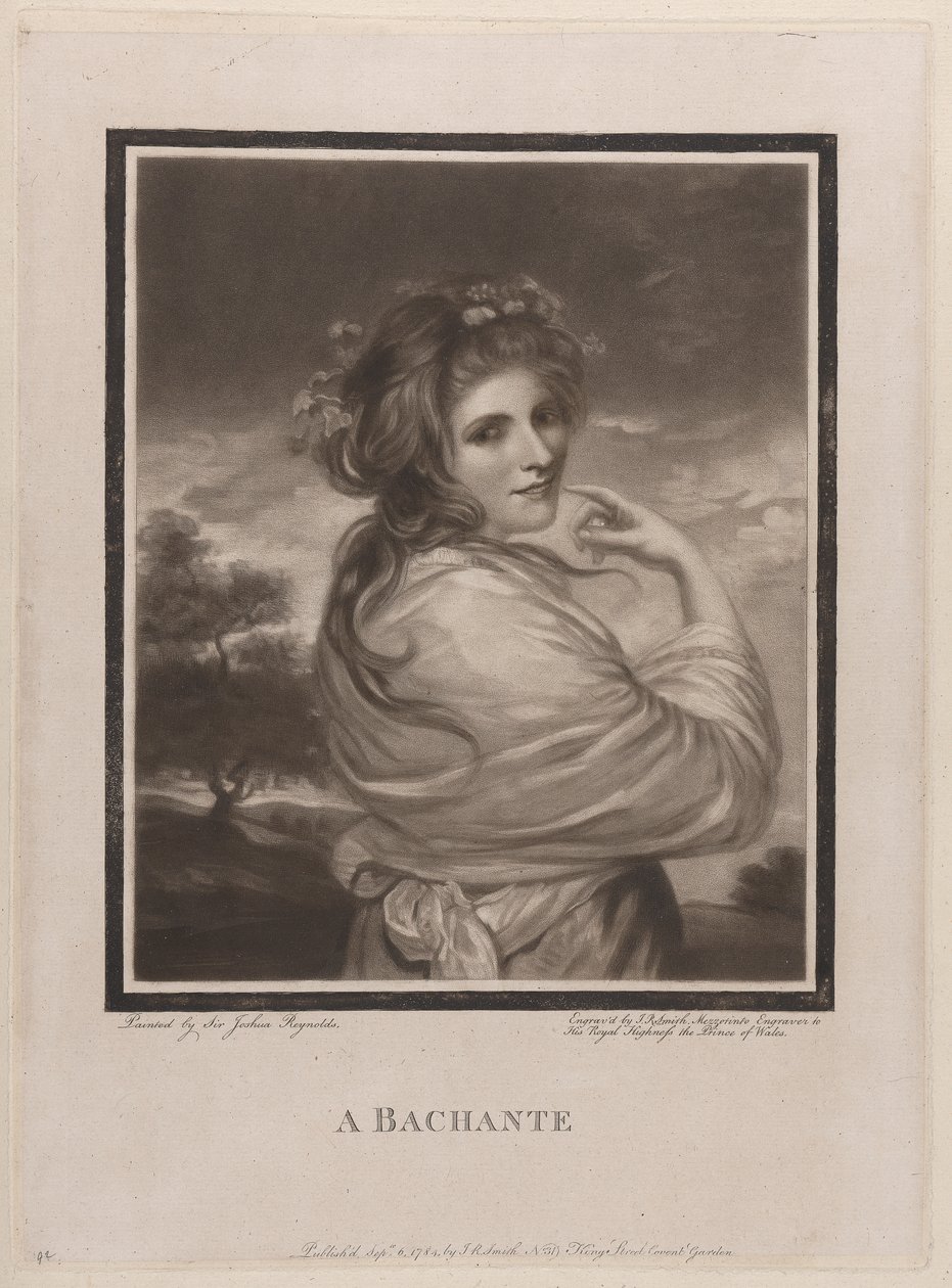 Eine Bacchantin (Emma Hart, später Lady Hamilton) von John Raphael Smith