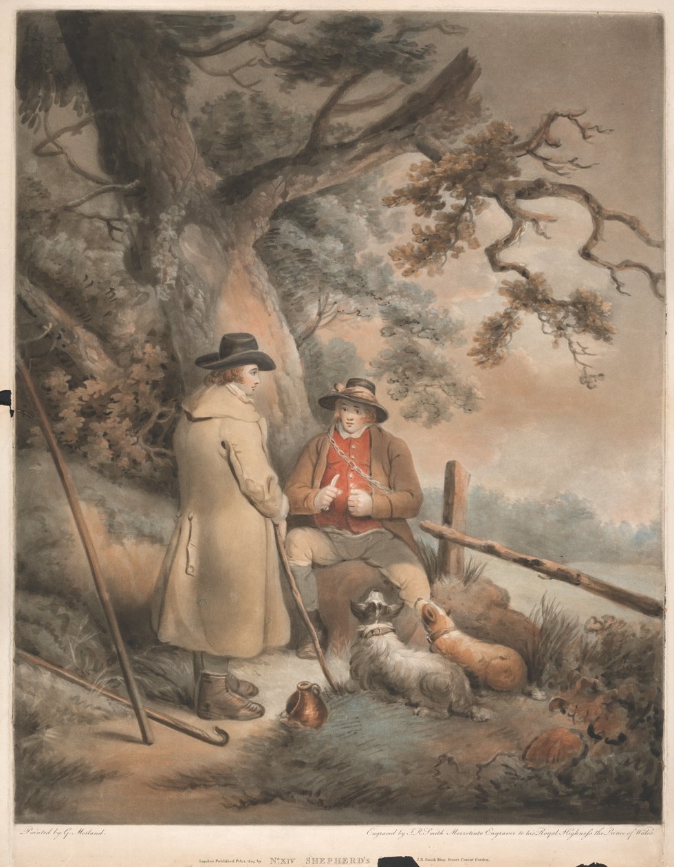 Mahlzeit des Hirten von John Raphael Smith