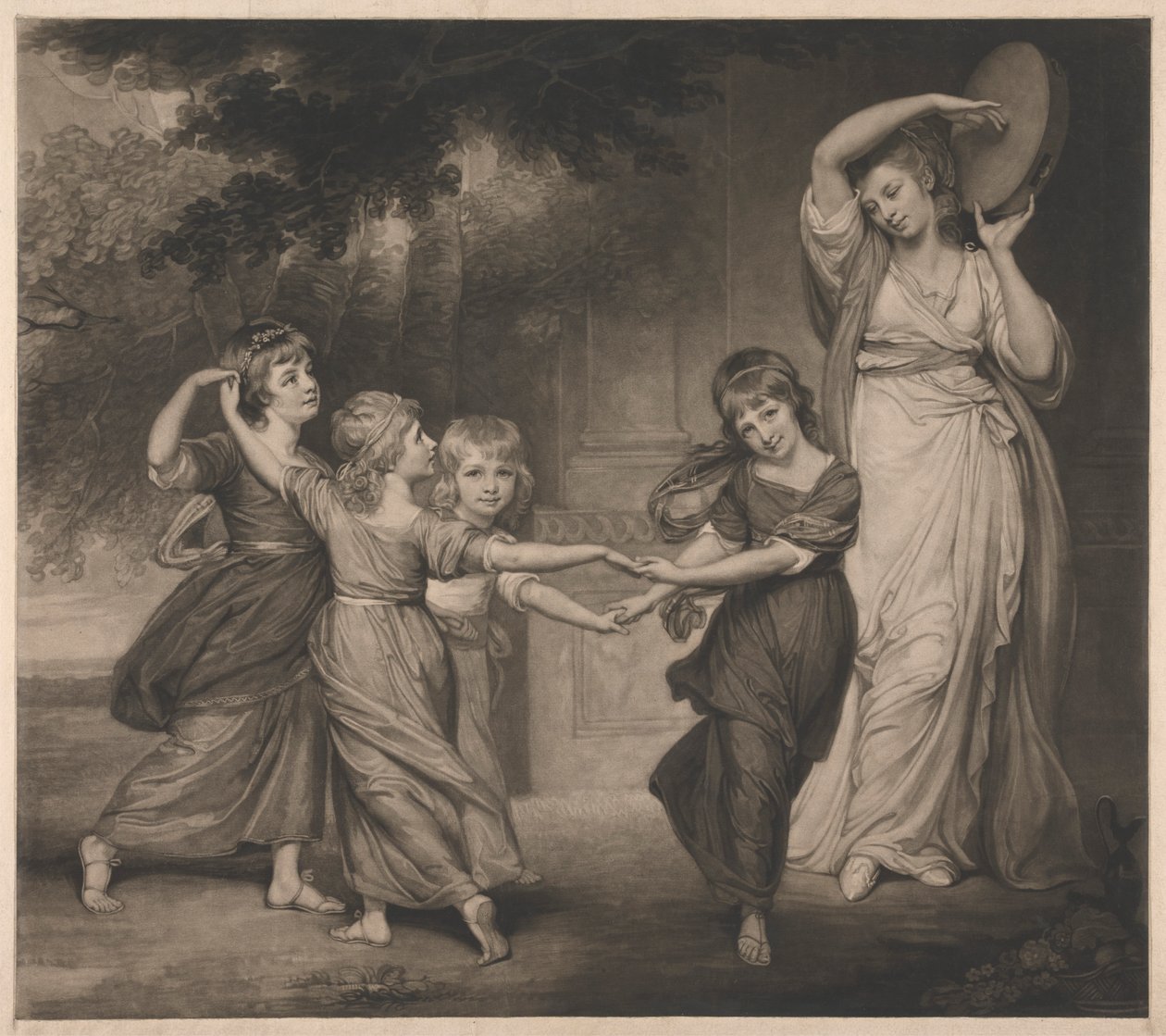 Die Familie Gower: Die Kinder von Granville, 2. Earl of Gower von John Raphael Smith
