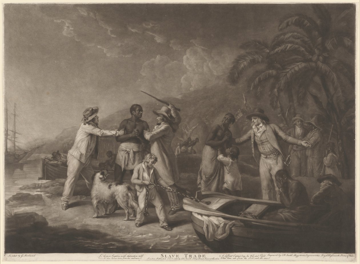 Sklavenhandel von John Raphael Smith after George Morland