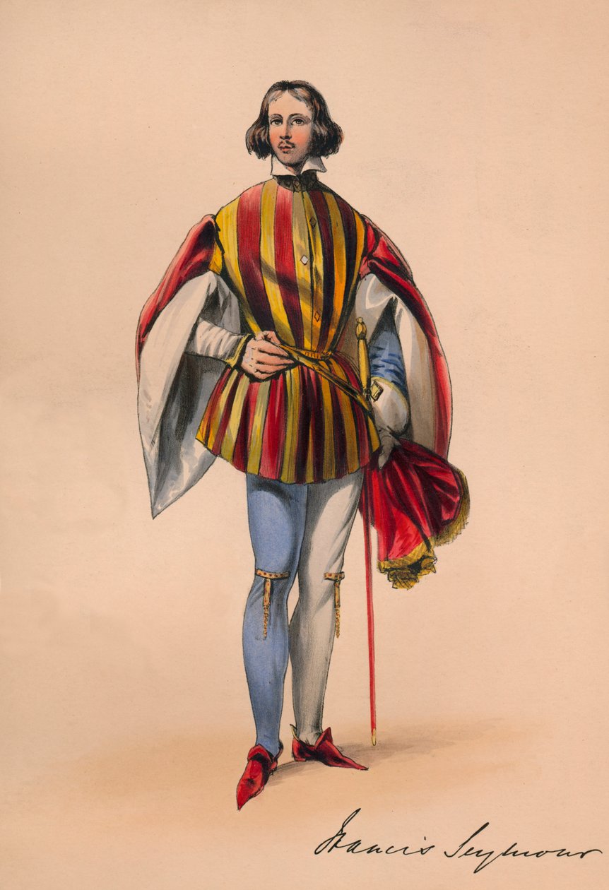 Francis Seymour im Kostüm für Queen Victorias Bal Costumé, 12. Mai 1842, 1843 von John Richard Coke Smyth