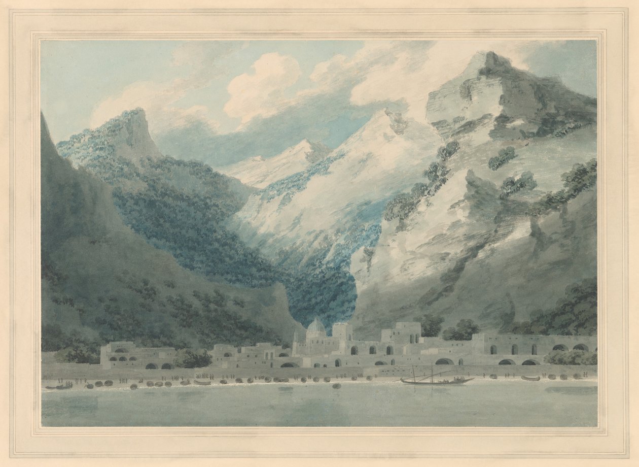Cetara am Golf von Salerno von John Robert Cozens