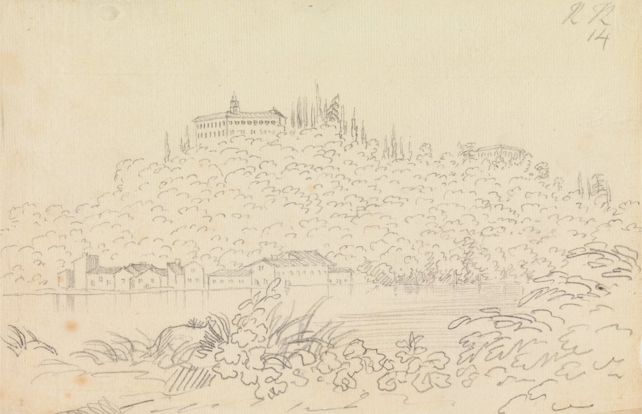 Kloster von Monte Olivetto bei Florenz von John Robert Cozens