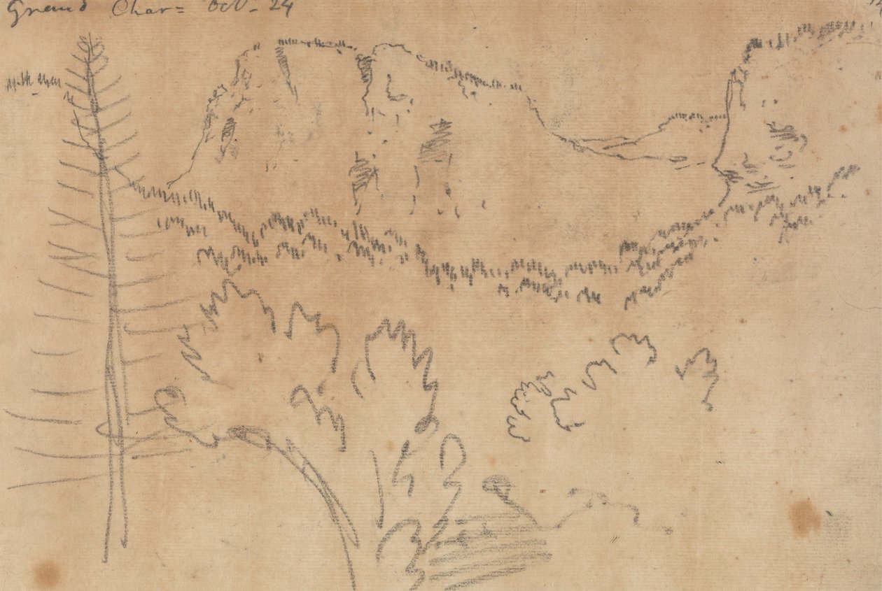 Grand Chartreuse, 24. Oktober von John Robert Cozens