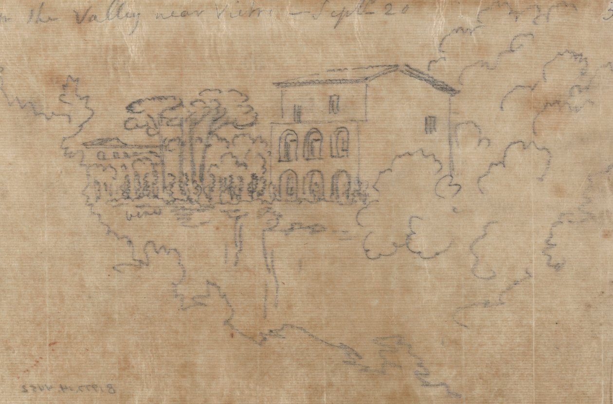 Im Tal bei Vietri, 20. September von John Robert Cozens