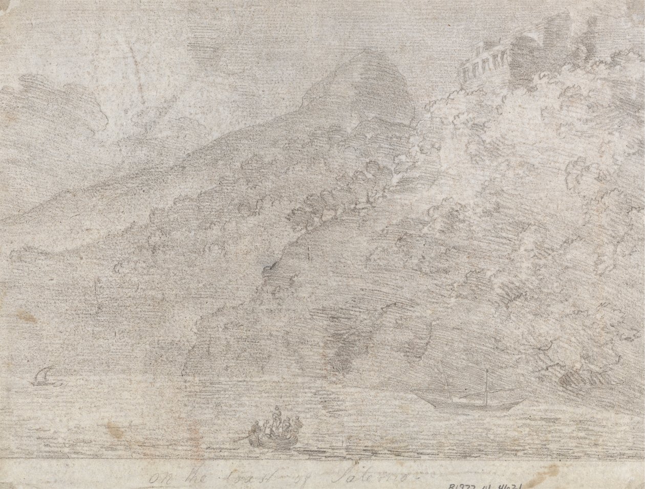 An der Küste von Salerno von John Robert Cozens