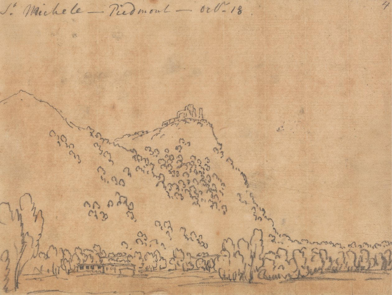 Saint Michele, Piemont, 18. Oktober von John Robert Cozens