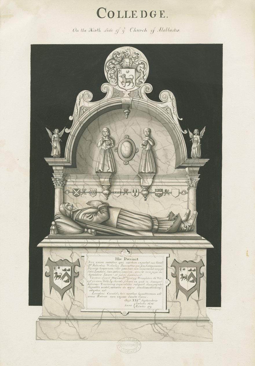 Colwich - Grab von Robert Wolseley von John Robert Fernyhough