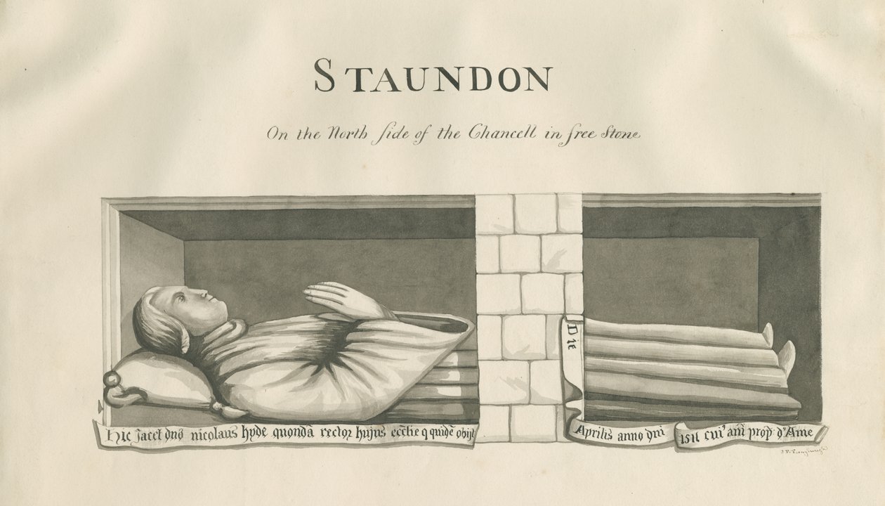 Standon Kirche - Wandgrab von Nicholas Hyde von John Robert Fernyhough