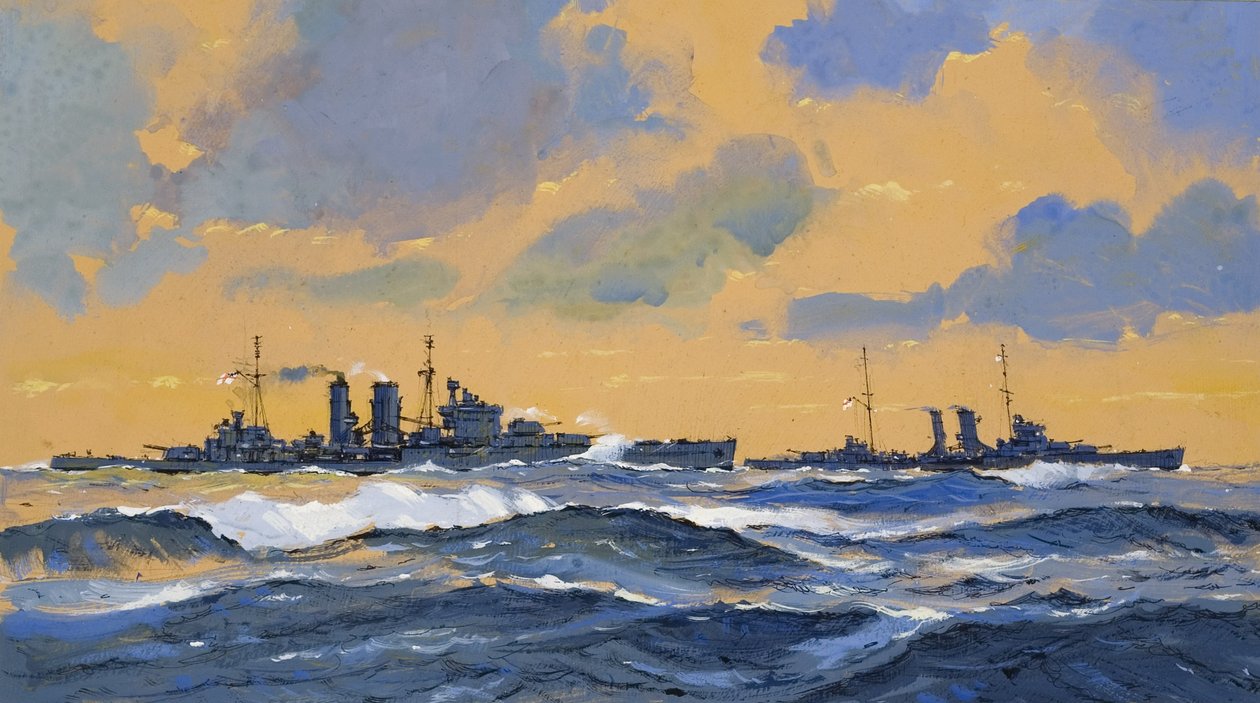 Die britischen Kreuzer HMS Exeter und HMS York von John S. Smith
