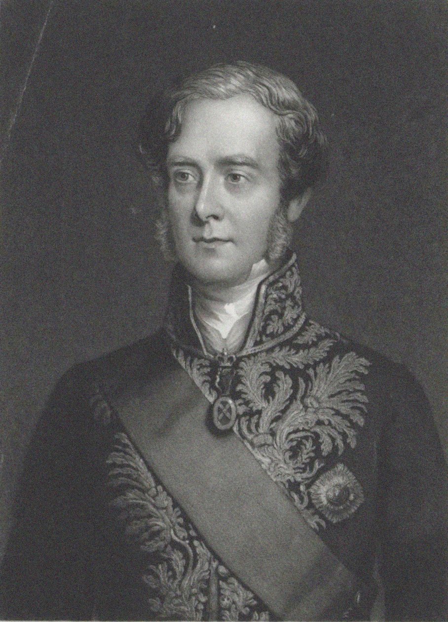 Porträt von George Villiers, 4. Earl of Clarendon von John Sartain