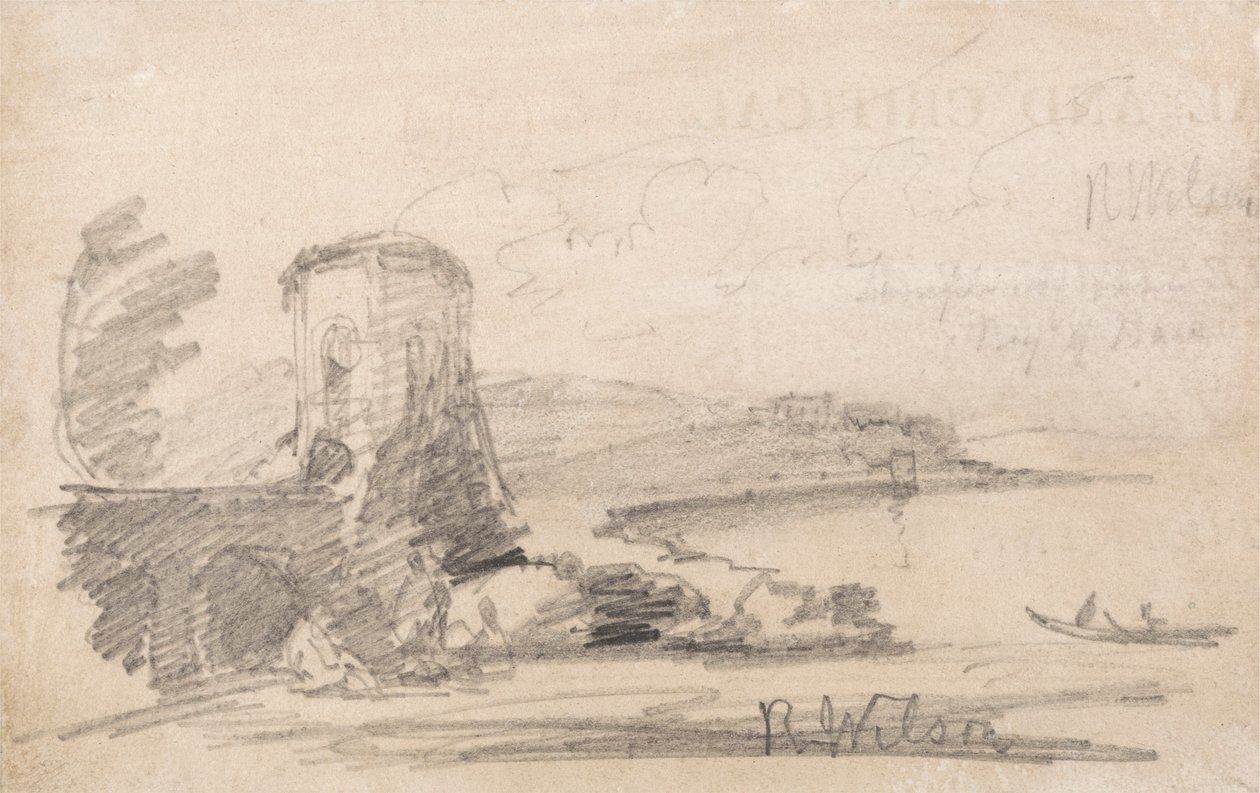 Brücke und Turm, nach Richard Wilson von John Sell Cotman