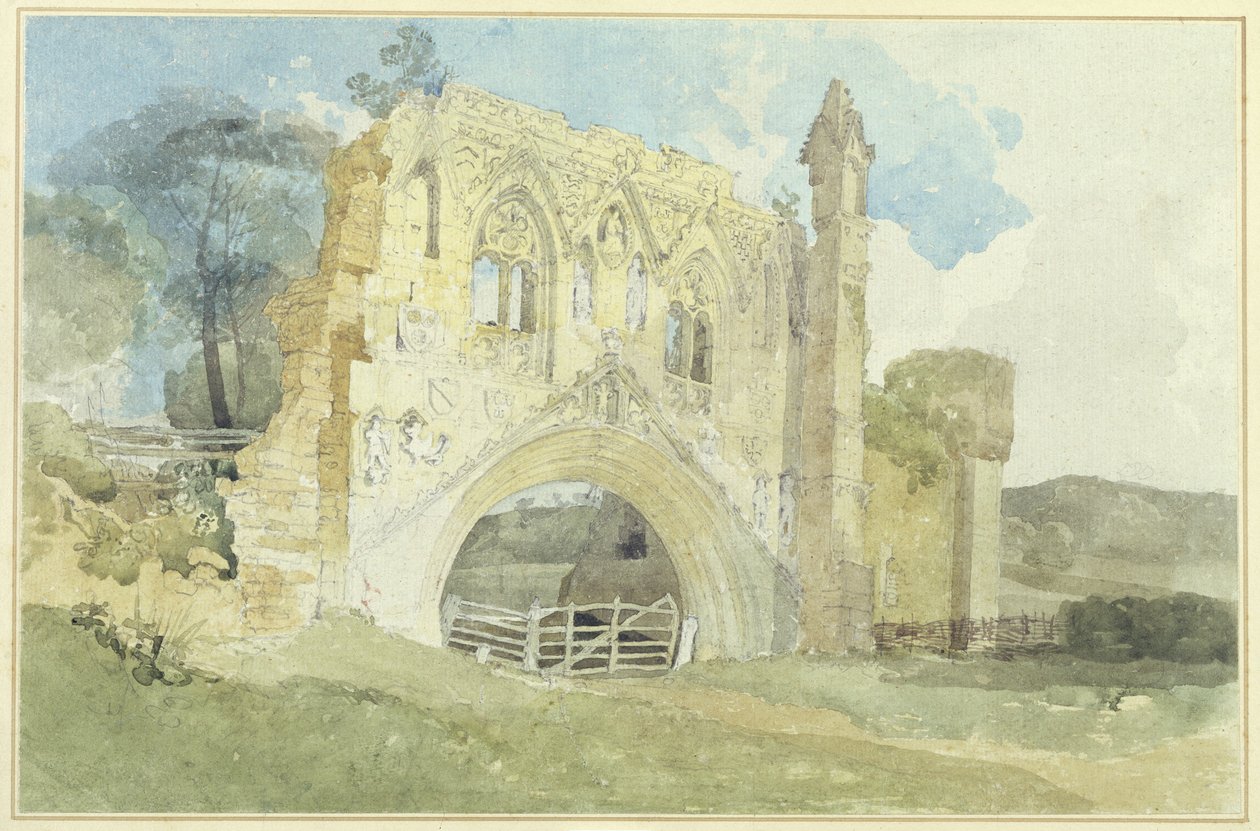 Kirkham Abbey von John Sell Cotman
