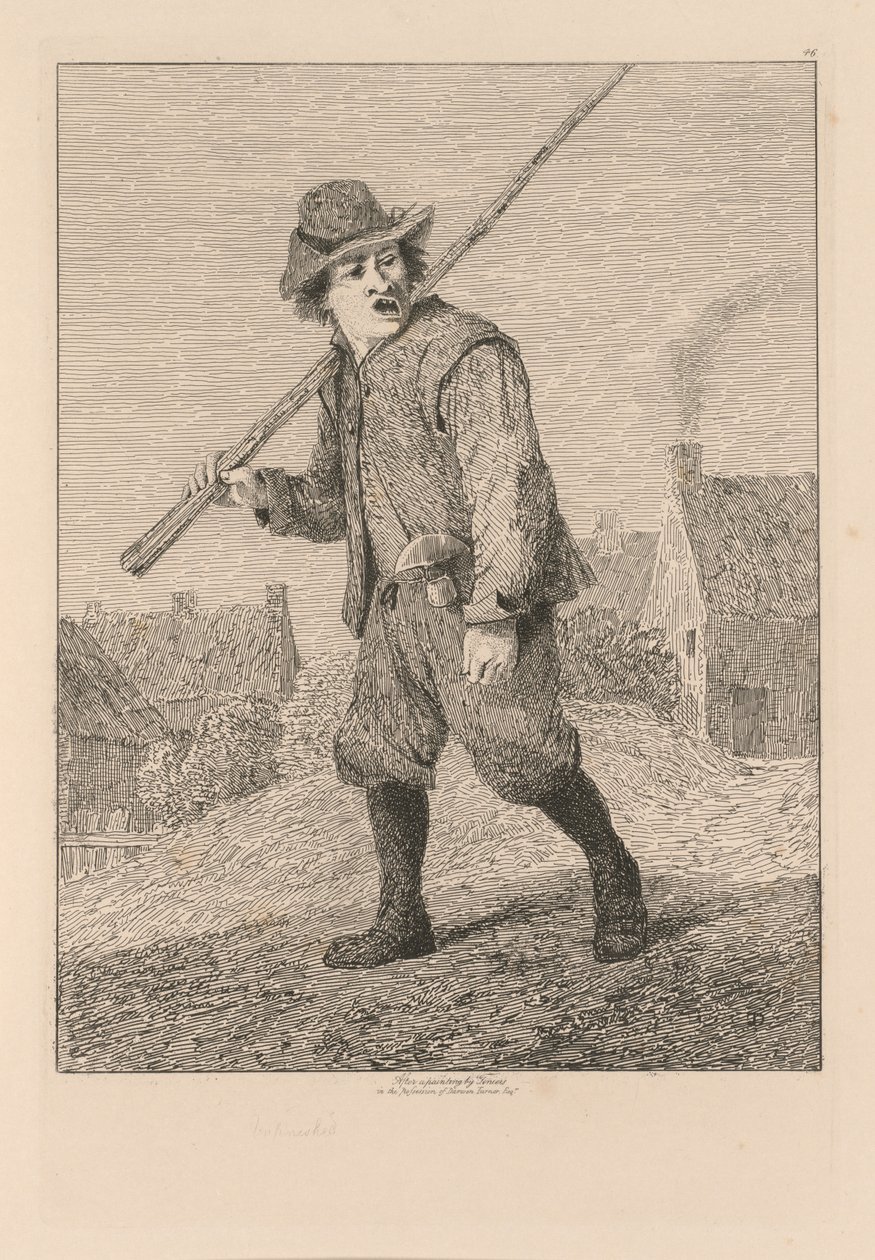 Liber Studiorum: Tafel 46, Skizze nach Teniers von John Sell Cotman