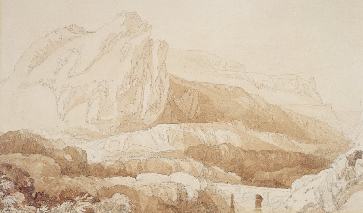 Der Berg Roule, Cherbourg von John Sell Cotman