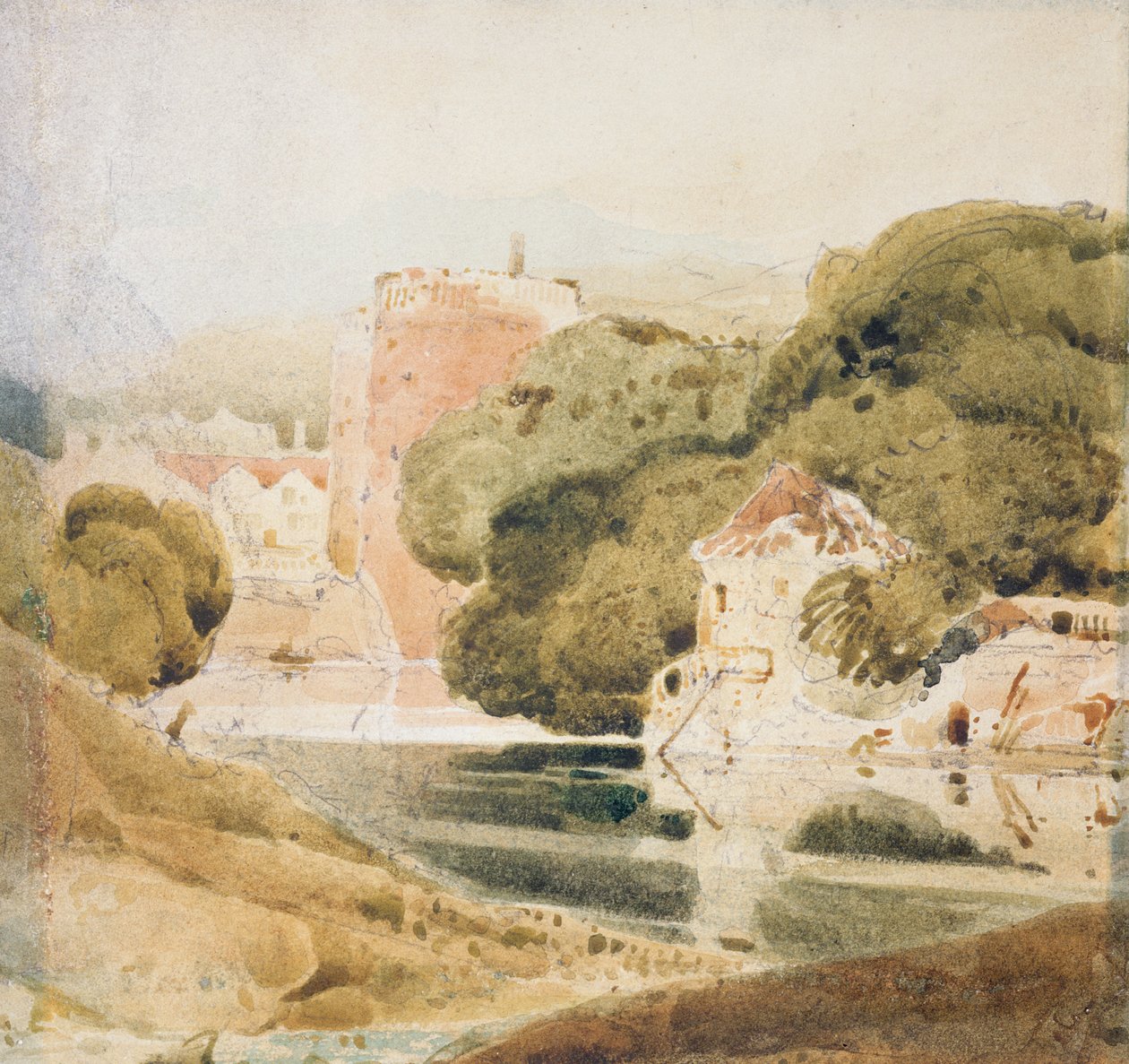 Das Wasser Tor, York von John Sell Cotman
