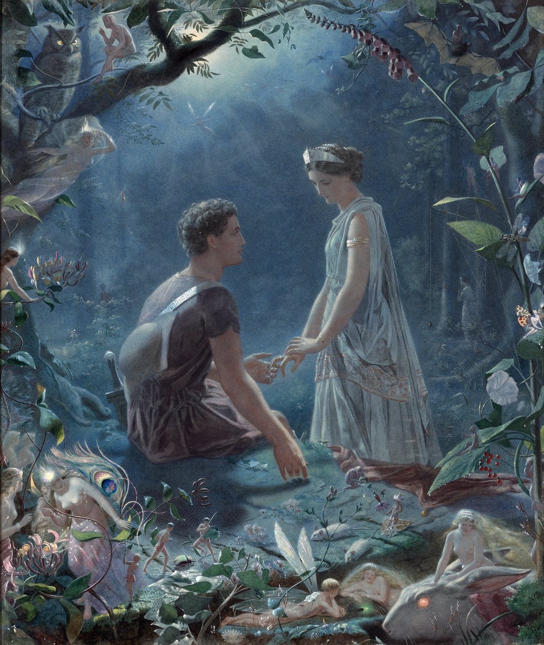 Hermia und Lysander, Ein Sommernachtstraum von John Simmons