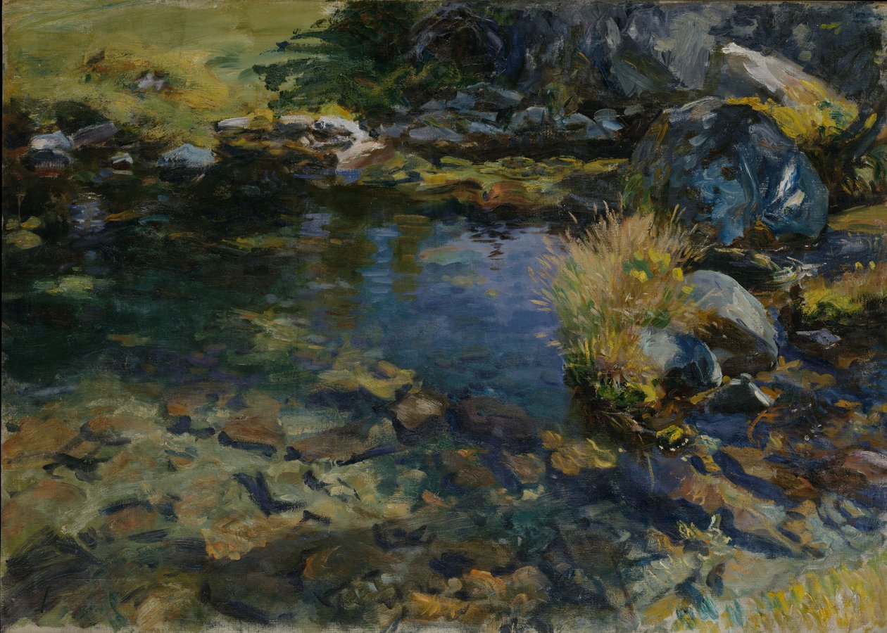 Alpiner Pool, 1907 von John Singer Sargent
