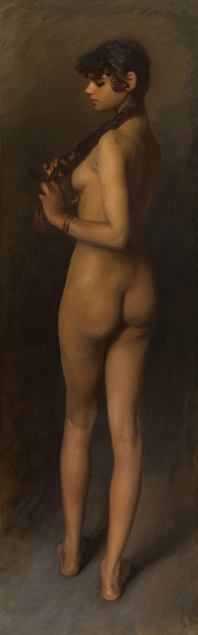 Lebensstudie einer ägyptischen Mädchen, 1891 von John Singer Sargent