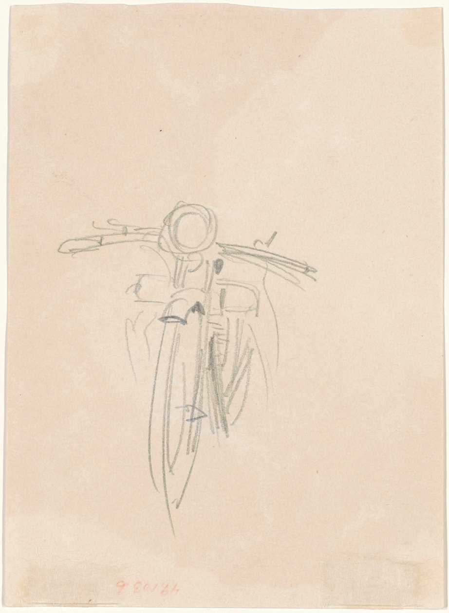 Motorrad (Rückseite) von John Singer Sargent