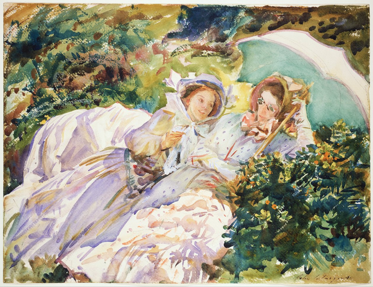 Simplonpass: Die Neckerei von John Singer Sargent