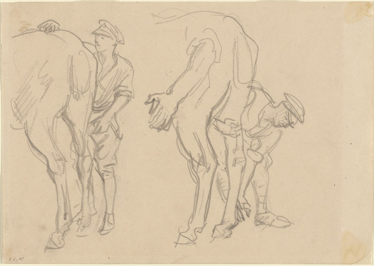 Studien für Scots Grey, 1918 von John Singer Sargent