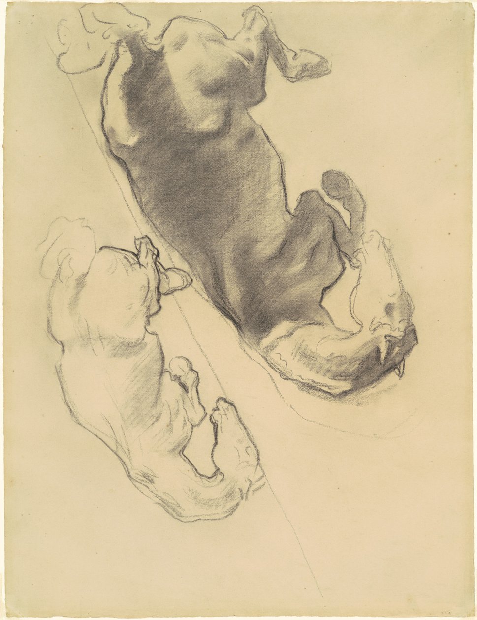 Studien für "Der Fall von Gog und Magog" von John Singer Sargent