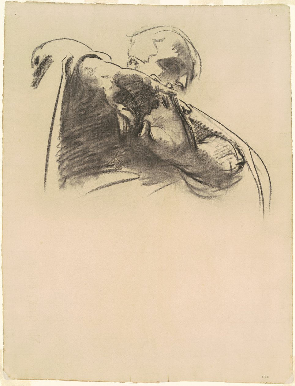 Studie für "Die Kreuzigung und der Tod unseres Herrn" von John Singer Sargent