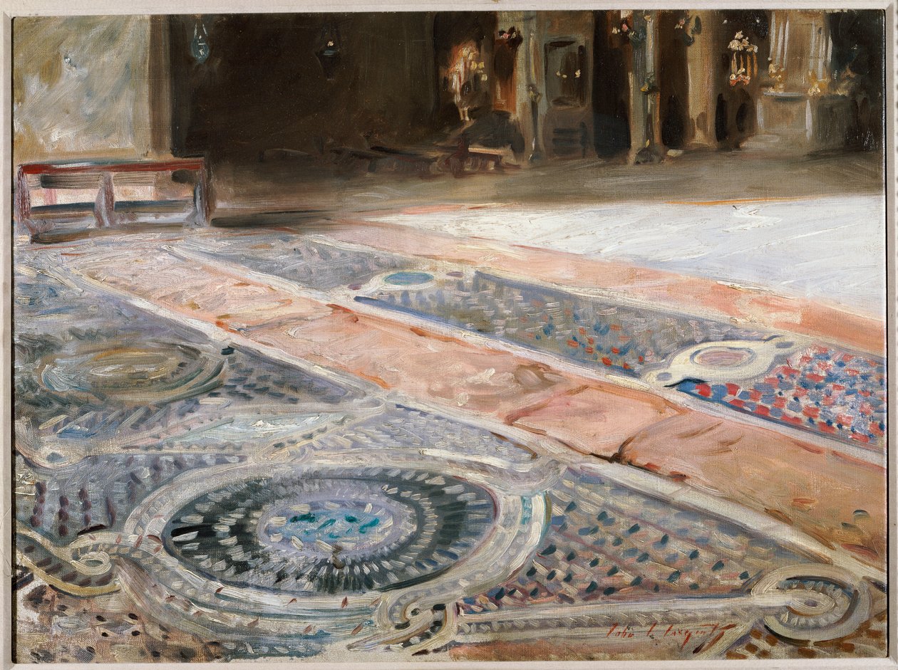 Venezianisches Interieur von John Singer Sargent: Kunstdruck