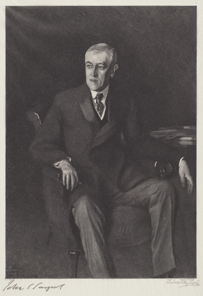 Woodrow Wilson von John Singer Sargent